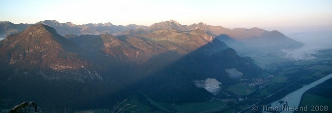 Blick vom Kranzhorn bei Sonnenaufgang