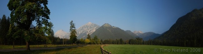 Blick in das Karwendel vom Gerntal