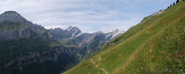 im Hintergrund der S&auml;ntis