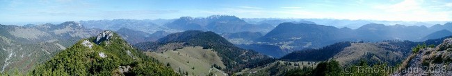 Blick vom Trainsjoch